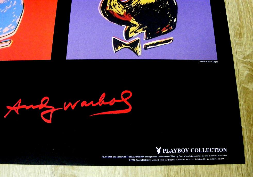 アンディ ウォーホル Playboy Bunny 4 1999年製 ポスター Andy Warhol Playboy Bunny 4,1999 Poster (playboy Art Archive