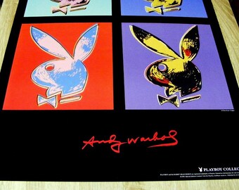 Andy Warhol Playboy Bunny 4,1999 Poster (playboy Art Archive) - Etsy