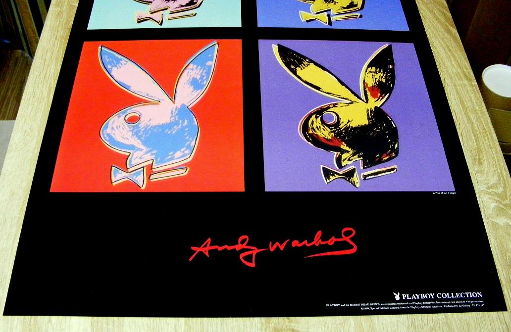 Andy Warhol Playboy Bunny 4,1999 Poster (playboy Art Archive) - Etsy