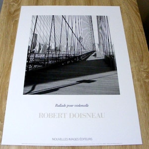 Robert Doisneau Ballade pour violoncelle (1960),1985 poster