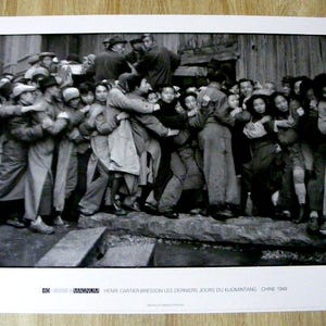 Henri Cartier Bresson les derniers jours du kuomintang Chine 1949 40th anniversary of MAGNUM,1989 poster