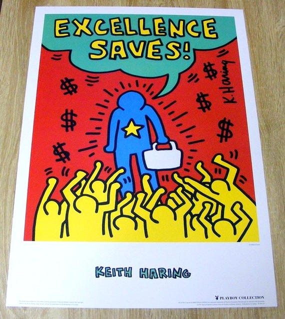 Keith Haring Playboy Collection ポスター Playboy's Haring (Poster