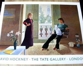 David Hockney Amaryllis in Vase Poster,1985 - Etsy