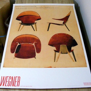 Hans wegner poster - Etsy 日本
