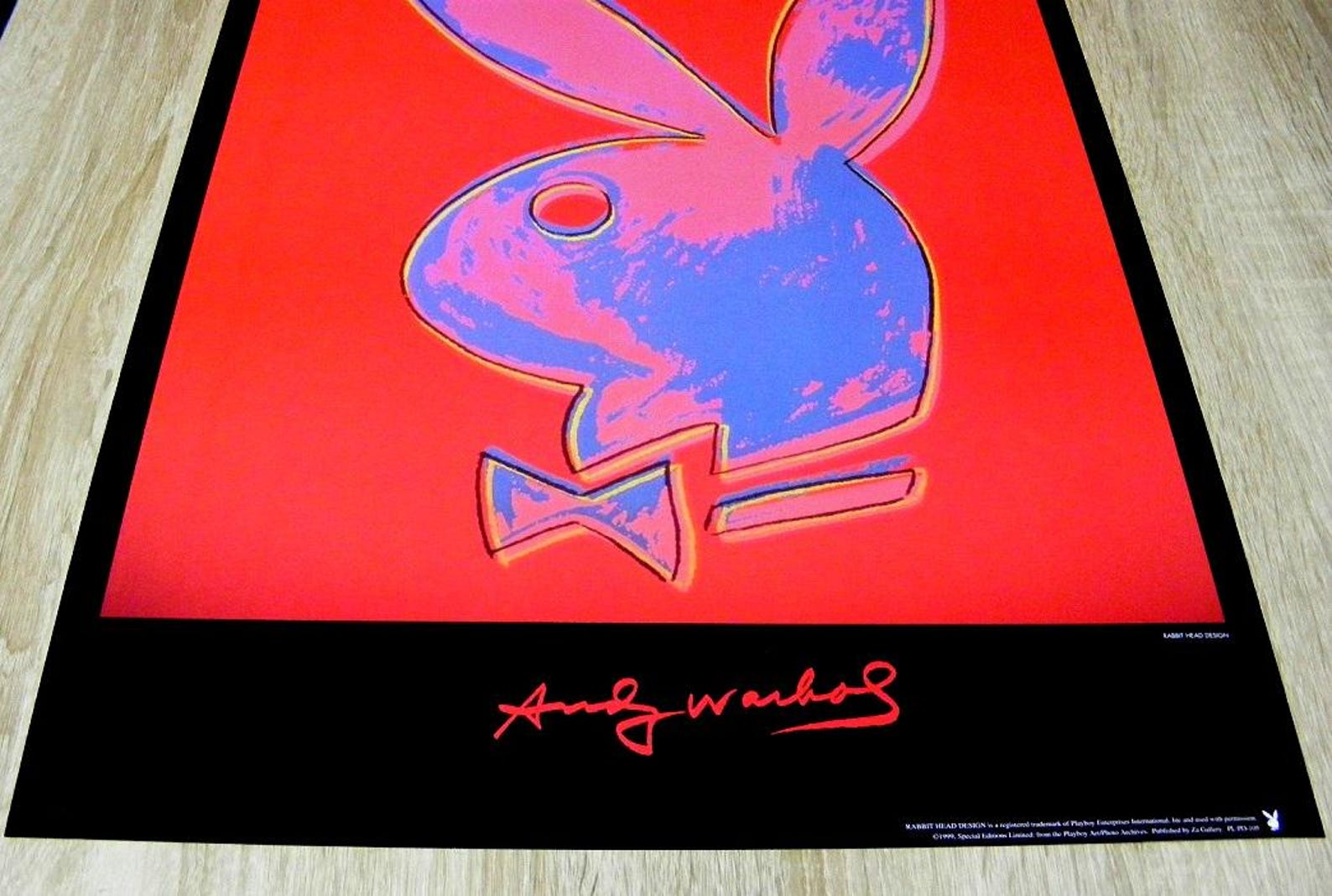 Andy Warhol Playboy Bunny,1999 Poster (playboy Art Archive) - Etsy