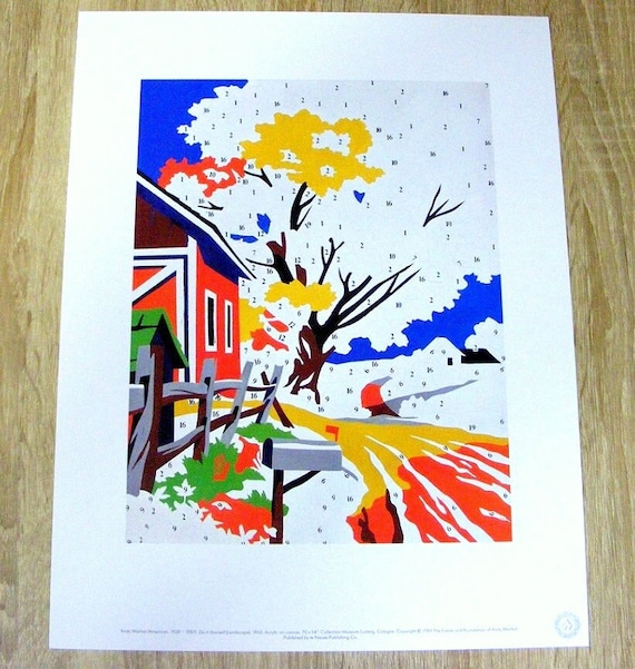 Andy Warhol Do It Yourself (landscape,1962) Poster, 1989 - Etsy