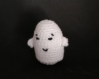 Amigurumi ghost with keychain