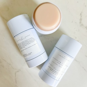 Deodorante naturale all&#39;arancia e geranio con probiotici / deodorante stick / deodorante biologico / deodorante agli oli essenziali / deodorante senza alluminio