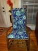 Rocking chair custom fit cushion 