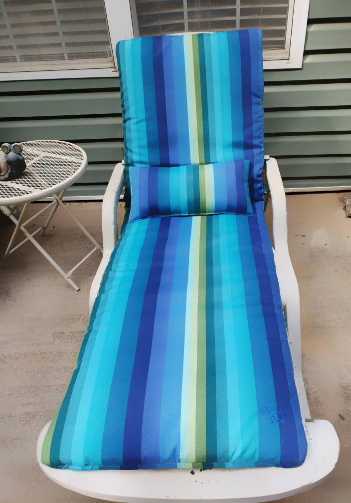 Custom made Chaise lounge cushions with matching lumbar/head Etsy