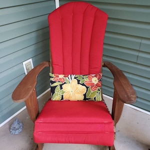 Adirondack chair cushion