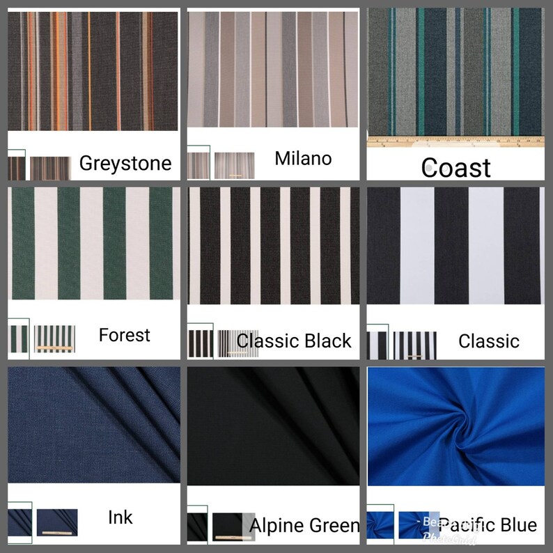 Sunbrella Outdoor Picnic Table Pads/cushions Set of 2 Etsy