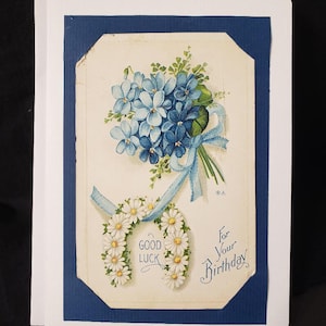 Antique Postcard Birthday card