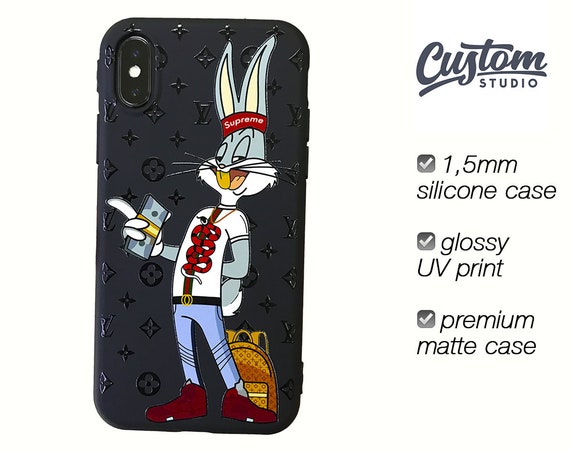 Bunny supreme iphone X case Louis Vuitton iPhone 8 Plus case | Etsy