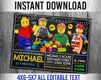 Boys Invitation Etsy
