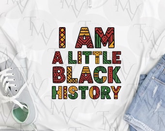 Ik ben een klein zwart kind - PNG SVG, ontwerp voor zwarte kinderen, digitale download