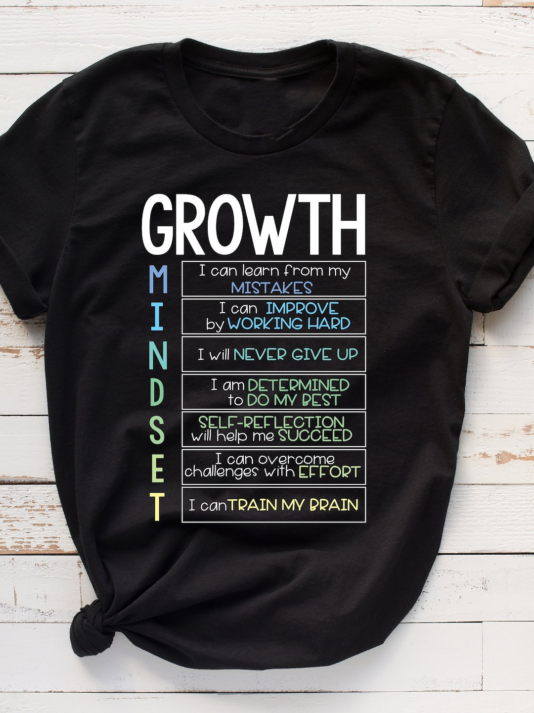 Growth Mindset /inspirational / Teacher Shirts / Gifts / SALE - Etsy