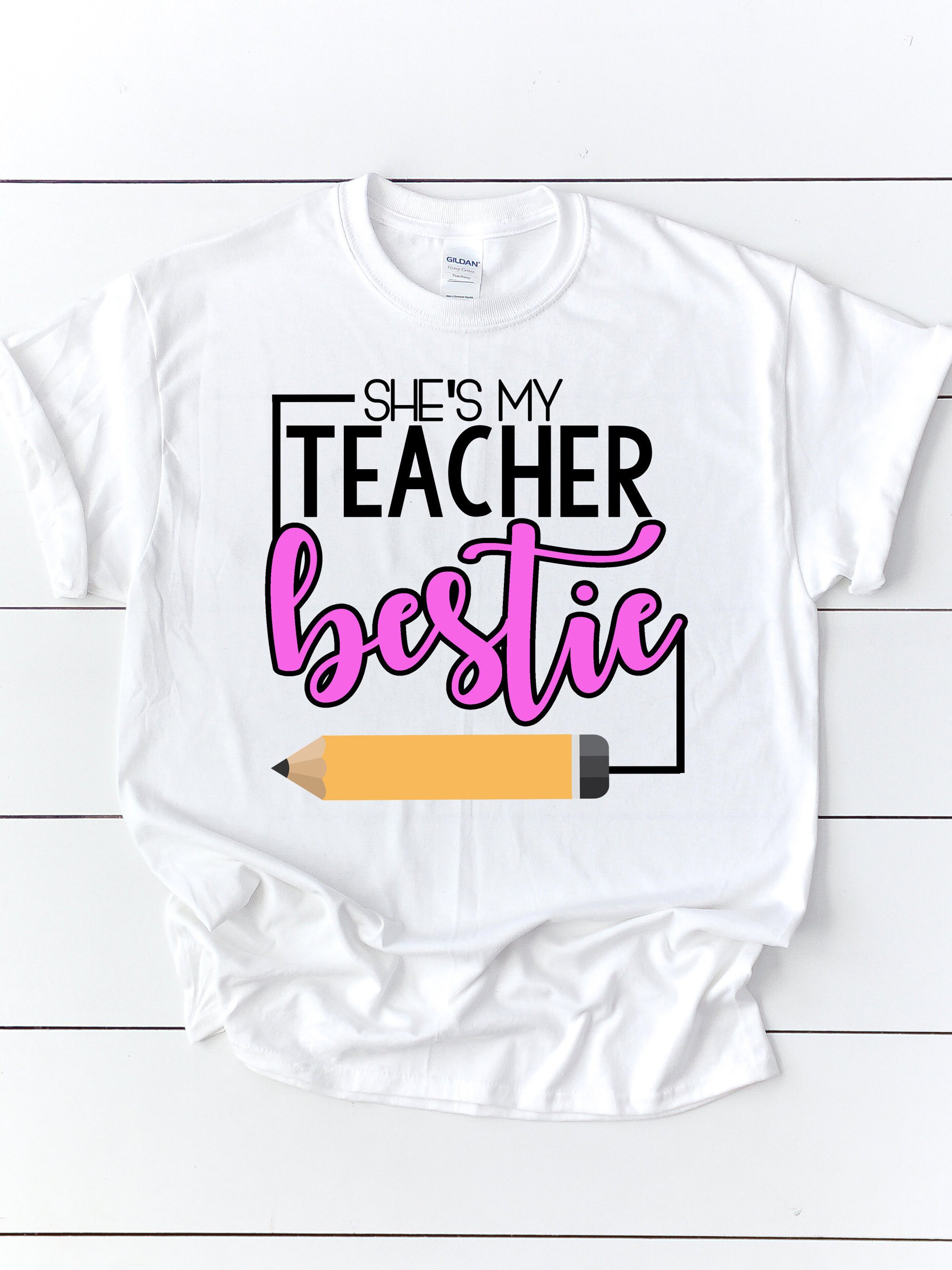 She's My Teacher Bestie left Pointing 
