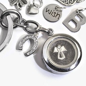Mini chaveiro medalhão, carta de pelos de animais com preenchimento automático, lembrança de animais, cachorro, gato, cabelo de cachorro, presente de luto