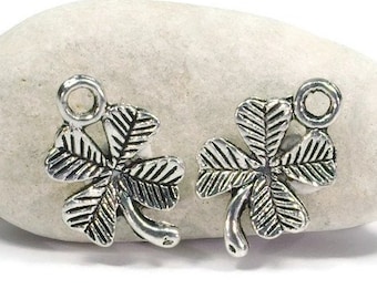 25 pendants clover leaf, lucky clover, four-leaf clover, clover, leaf, pendant luck, charm pendant, lucky charm, lucky messenger