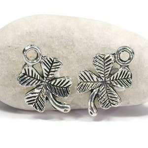25 pendants clover leaf, lucky clover, four-leaf clover, clover, leaf, pendant luck, charm pendant, lucky charm, lucky messenger