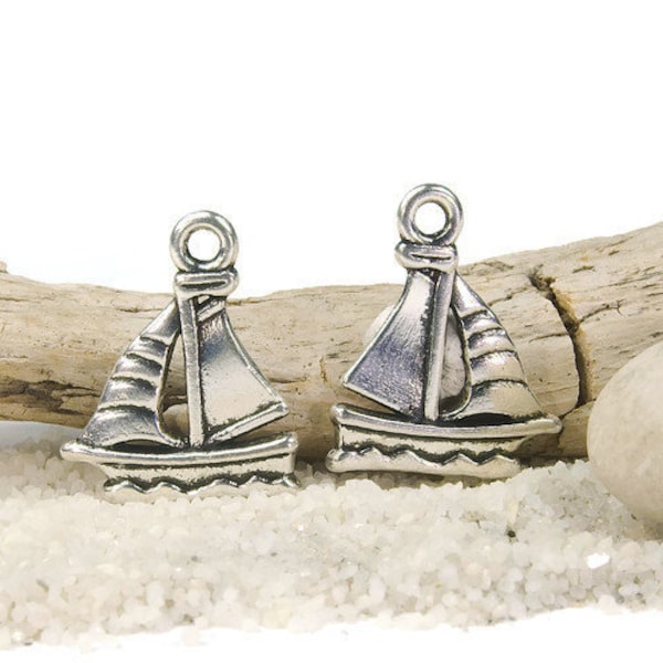 25 trailer ship, ship trailer small, maritime, maritime pendant, charm pendant, jewelry pendant sailboat, begging bracelet