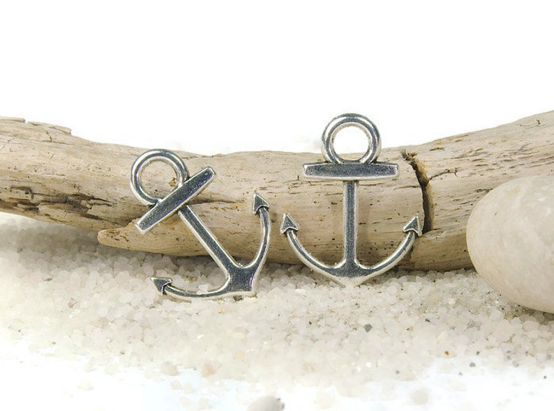 Tumundo Kettenanhänger Anker - Maritim Edelstahl 26x32mm