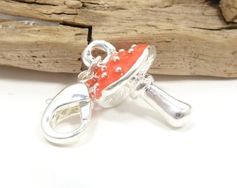 Charm pendant mushroom lucky mushroom