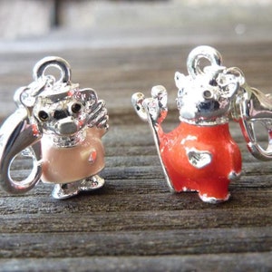 Trachten Charm Pendant Angel and Devil