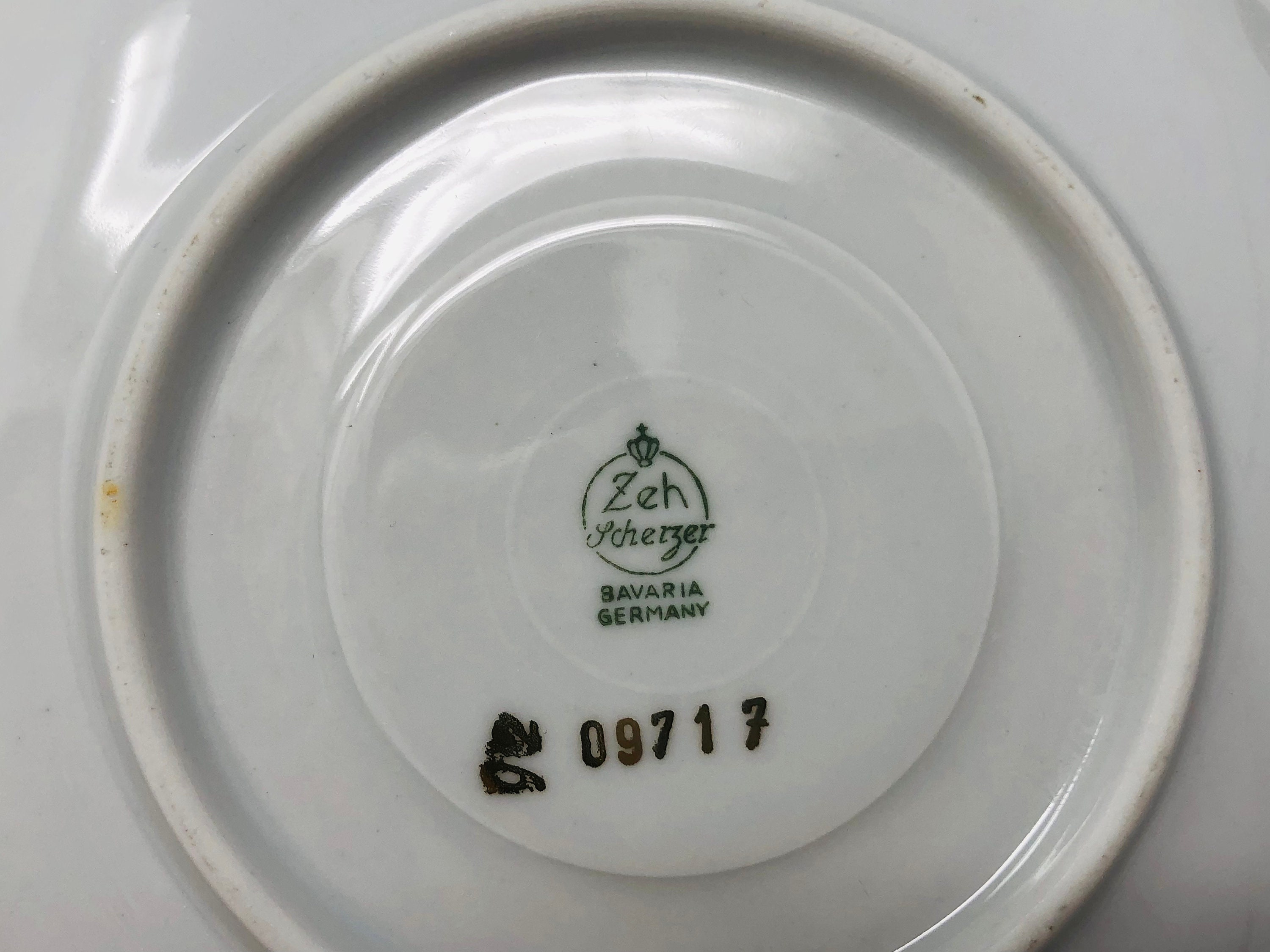 Vintage Zeh Scherzer Bavaria Tea Set: Pink Floral China, 20-piece