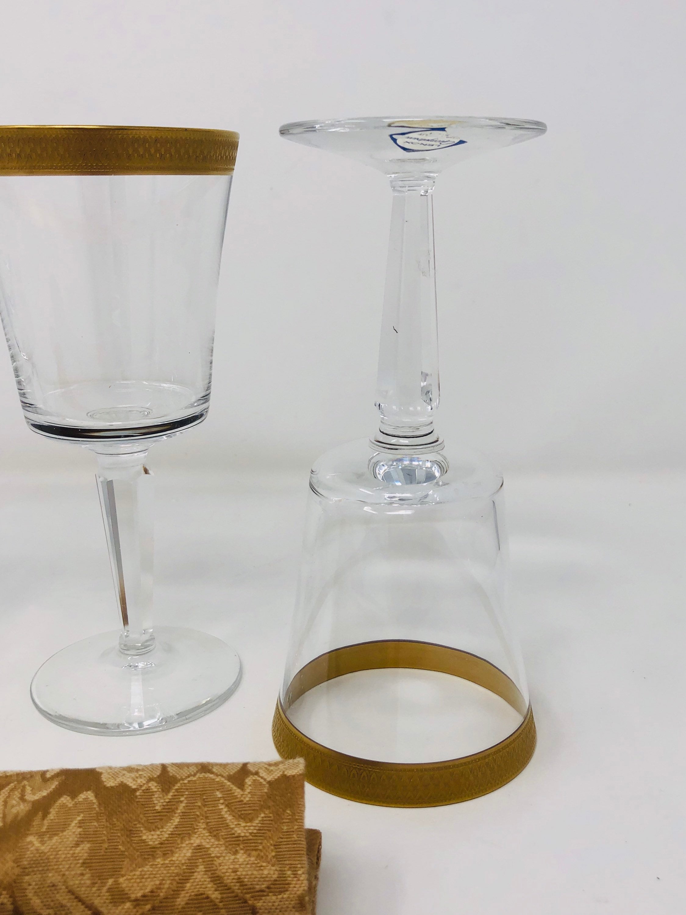 Vintage Lenox Wine Glasses Set of 4 Lenox Gold Etsy