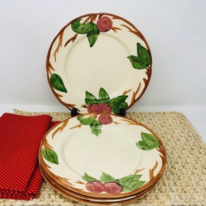 Vintage Franciscan Apple Luncheon Plates - Set of 4 - 1995 England