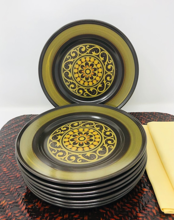 1970s Mikasa Dinnerware Verona by Mikasa Salad Plates Set of 8 Spanish Mediterranean Dinnerware 1970s Mikasa Majorca Verona Mikasa Plates Etsy UK