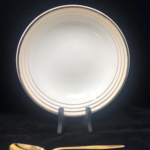 Salem Etude Art Deco Vegetable Bowl: 23K Gold Dinnerware