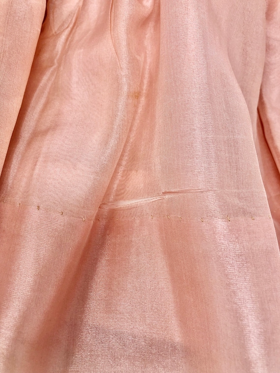 Vintage 1950s Pink Organza Handmade Girl’s Party … - image 7