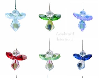 Geboortesteen beschermengel zonnevanger, klein kristal