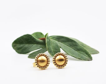 gold-plated silver studs