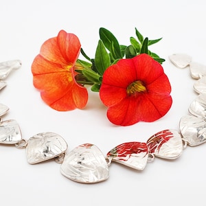 Silver link bracelet