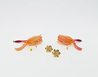 gold-plated earrings