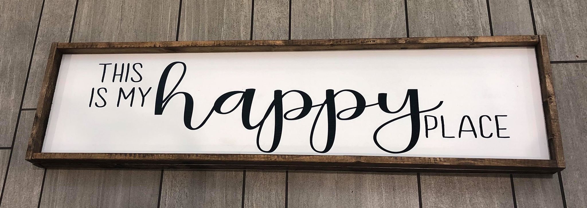 This is My Happy Place Wall Decor Sign Etsy
