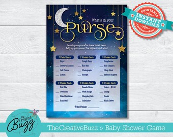 Baby Shower Game - 3 in 1 confezione di Pink Moon Twinkle Twinkle