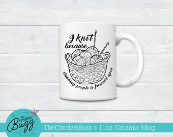 Dangerous Knitter Mug,Mother's Day Mug,Custom Coffee Mug,Birthday Gift,Crafter,Humorous Mug,Family,kids