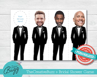 Celebrity Who Has the Groom Bridal Shower Game 40 Total Tuxes