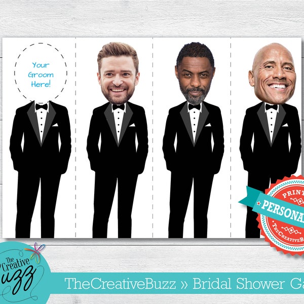 Celebrity Who Has the Groom Bridal Shower Game 40 Total Tuxes