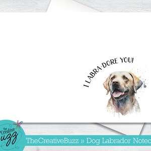 Watercolor Dog Set | Happy Yellow Labrador | Note Cards & Envelopes