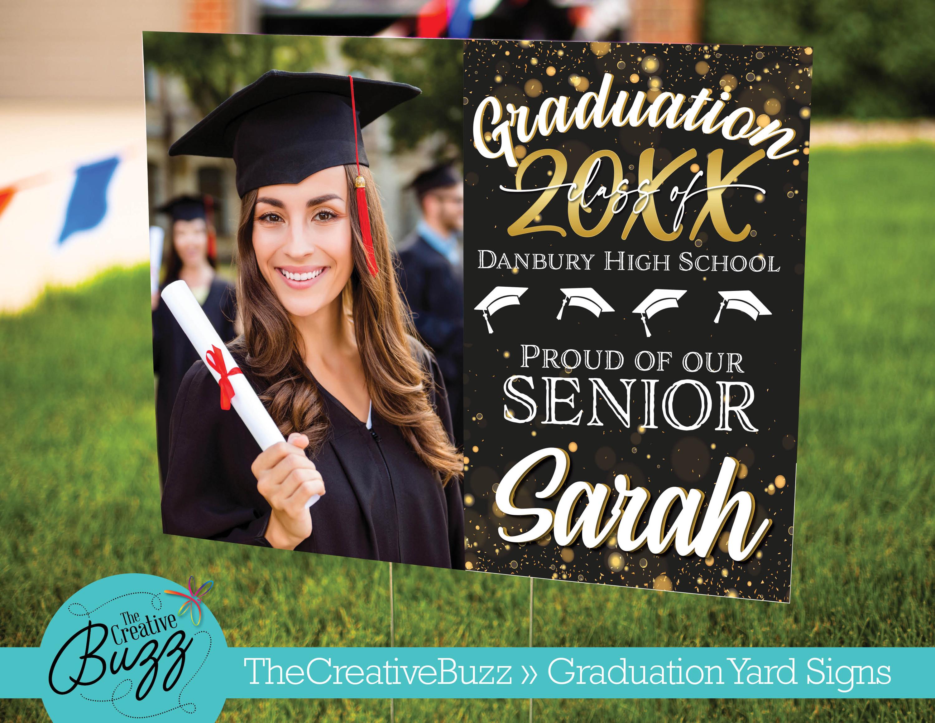 Graduation Photo Both Sign Graduation Sign,personalize,customize With Name and Photo,celebrate ...