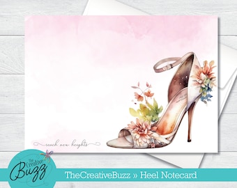 Fashion Stationery Set | High Heel Note Cards | Note Cards & Envelopes