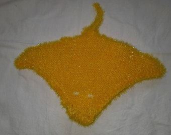 Bath Sponge Yellow Ray