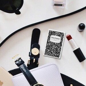 Agenda journalier de poche imprimable | Mini-agenda pliable PDF | Cahier de composition inspiré | Insertion d'agenda minimaliste TDAH