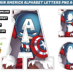 Superhero Alphabet PNG - Superhero Birthday Banner - Superhero Letters png - 50 High Quality png images - INSTANT DOWNLOAD